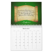 Calendrier Encouragement des versets bibliques - Petit calend (Mar 2027)