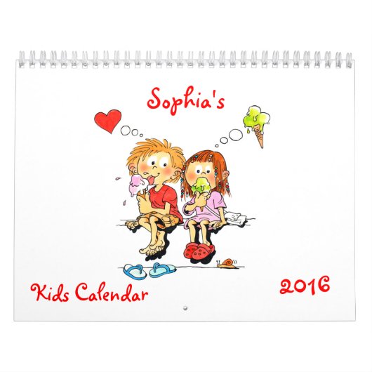Calendrier Enfants 2016 - Drôle Calendrier Pour En (Protection)