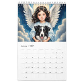 Calendrier Enfants Anges et animaux mignons. 2024 (Jan 2027)