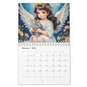 Calendrier Enfants Anges et animaux mignons. 2024 (Feb 2026)