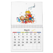 Calendrier Enfants Bleus Petits Calendriers Drôle  (Mar 2026)