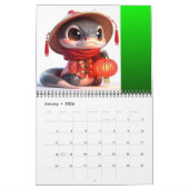 Calendrier Enfants chinois Zodiac Animaux Année du Cheval 202 (Jan 2026)