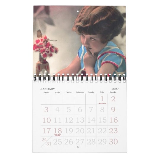 Calendrier Enfants du passé août 2017-juillet 2018 (Jan 2027)
