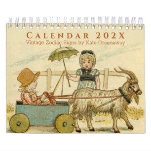 Calendrier Enfants Mignons de la Vieille Collection Kate Gree