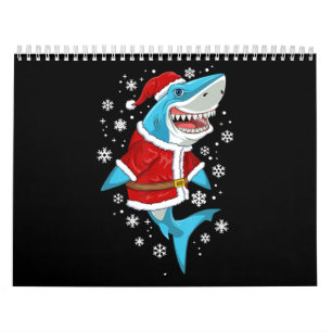 Calendrier Enfants Père Noël Sharkmas Noël Enfants