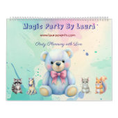 Calendrier Enfants Planificateur de fête Pastel Teddy Bear Co (Protection)