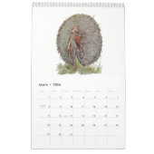 Calendrier Enfants vintages mignons 2 d'oiseau de dessins (Mar 2026)