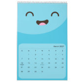 Calendrier Enfants Visages Kawaii (Mar 2027)