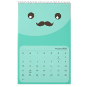 Calendrier Enfants Visages Kawaii (Jan 2027)