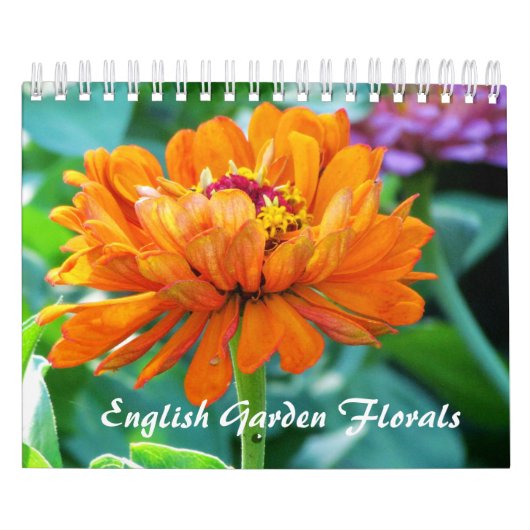 Calendrier English Garden Florals 2014 Calendar (Protection)