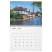 Calendrier English villages 2026 calendar (Jan 2026)