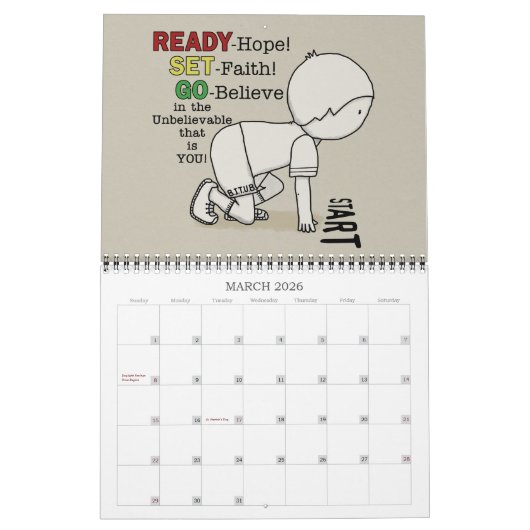 Calendrier Enjoy the Thrill of 2022 (Medium) Calendar (Mar 2026)