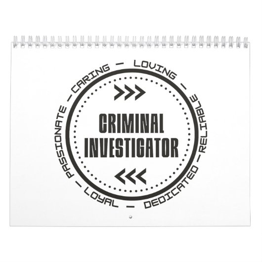Calendrier Enquêteur criminel (Protection)