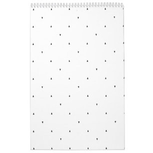 Calendrier Ensemble de dossiers à motif triangulaire minimali