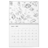 Calendrier Ensemble de dossiers botaniques élégants (Mar 2027)