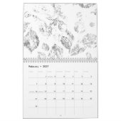 Calendrier Ensemble de dossiers botaniques élégants (Feb 2027)