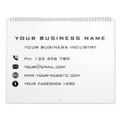 Calendrier Entreprise Promotionnelle Personnalisée - Moderne (Protection)