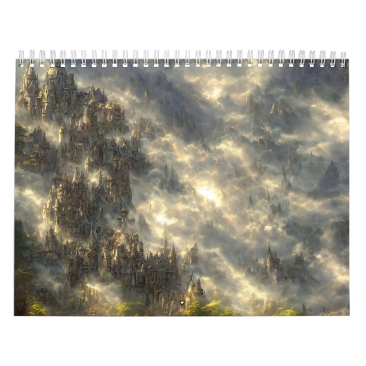 Calendrier Epic eldin anneau paysage film cyberpunk (Protection)