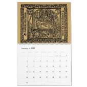 Calendrier Ère de la Renaissance Médiéval Gothique 1492 (Jan 2027)