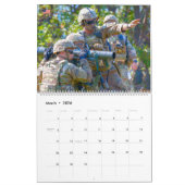 Calendrier ESCADRE DE COMBAT - Personnel de combat militaire  (Mar 2026)