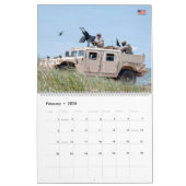 Calendrier ESCADRE DE COMBAT - Personnel de combat militaire  (Feb 2026)