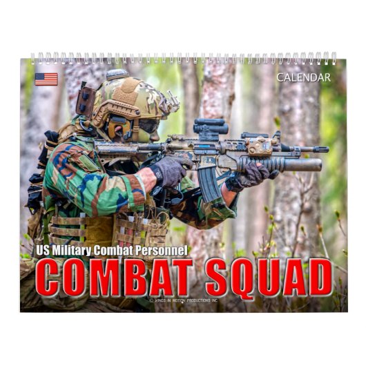 Calendrier ESCADRE DE COMBAT - Personnel de combat militaire (Protection)
