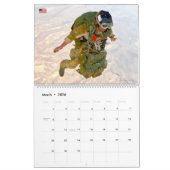 Calendrier ESCADRE DE COMBAT - Personnel de combat militaire  (Mar 2026)