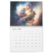 Calendrier Espace extérieur (Jan 2026)