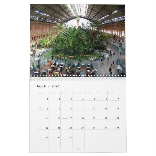 Calendrier Espagne 2023 (Mar 2026)