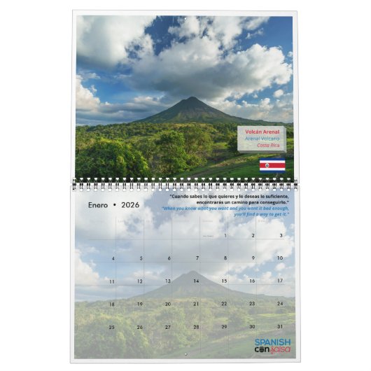 Calendrier espagnol Con Salsa 2020 - En Español (Jan 2026)