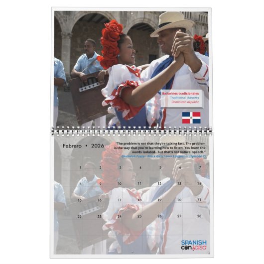 Calendrier espagnol Con Salsa 2020 - En Español (Feb 2026)