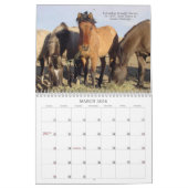 Calendrier espagnol de mustang (Mar 2026)