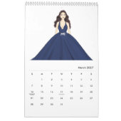 Calendrier esquisse de mode, 2024 (Mar 2027)
