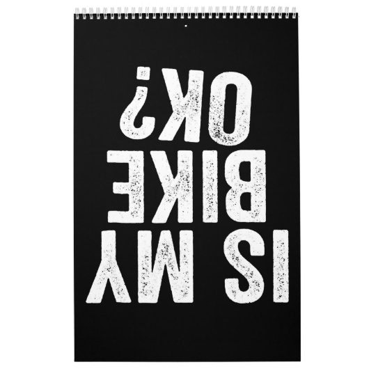 Calendrier Est-Ce Que Mon Vélo Est Bon Cadeau Amusant Pour Le (Protection)