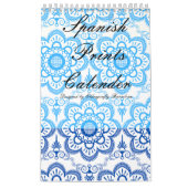 Calendrier estampes de conception espagnole (Protection)