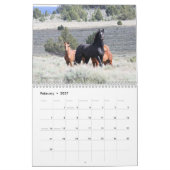 Calendrier "Étalons" Mustang Sauvage 2026 (Feb 2027)