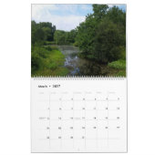 Calendrier Étangs de 12 mois (Mar 2027)