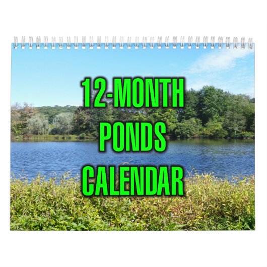 Calendrier Étangs de 12 mois (Protection)