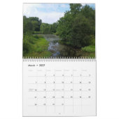 Calendrier Étangs de 12 mois (Mar 2027)