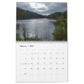 Calendrier Étangs de 12 mois (Feb 2027)