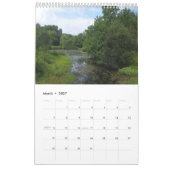 Calendrier Étangs de 12 mois (Mar 2027)