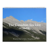 CALENDRIER : Été dans Banff, les Rocheuses (Protection)