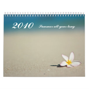 Calendrier Été tout au long de l'année, 2010