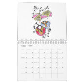 Calendrier Étegami calender japonais original (Mar 2026)