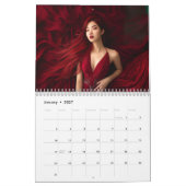 Calendrier Ethereal Elegance : Une célébration mondiale (Jan 2027)