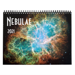 Calendrier Étoiles d'astronomie de la NASA sur les nébuleuses