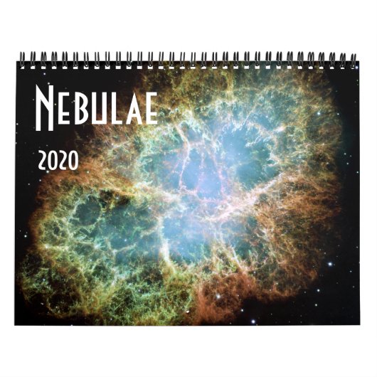 Calendrier Étoiles d'astronomie de la NASA sur les nébuleuses (Protection)