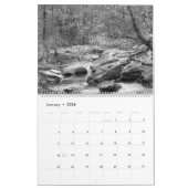 Calendrier ~ Études en noir et blanc (Jan 2026)