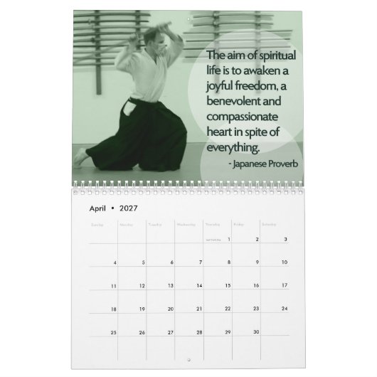 Calendrier Eugene Aikikai 2026 (Apr 2027)