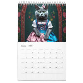 Calendrier européen des chats (Mar 2027)